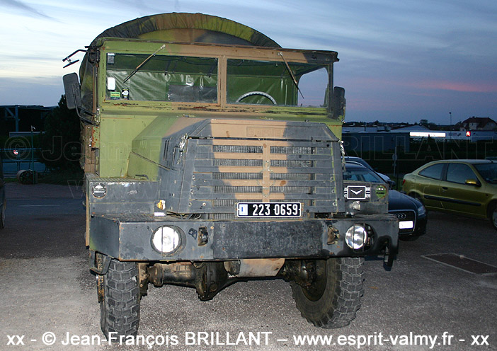 223-0659 : GBC8KT, cargo, débâch'vite, 61e Régiment d'Artillerie ; 2007