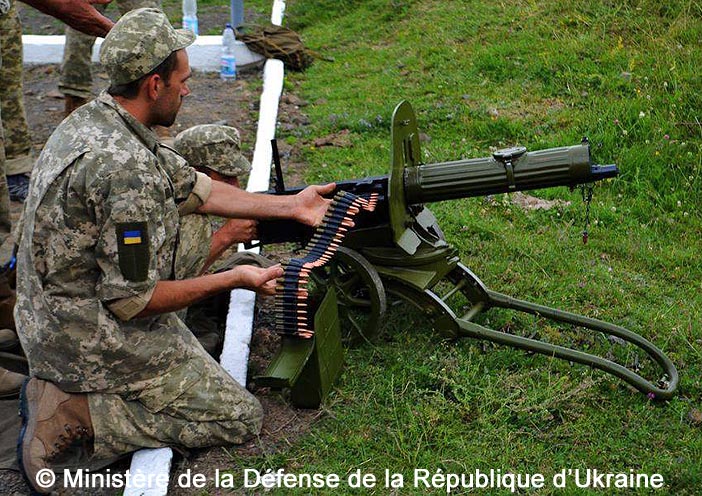 Mitrailleuse de 7,62 x 54R Maxim, modèle 1910 modifié 1930