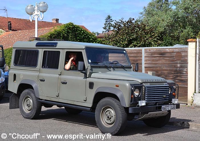 6072-0466 : Defender 110 cynotechnique "2 chiens", 17e Groupe d'Artillerie ; 2014