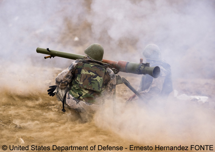 SPG-9 ; Police Nationale Afghane, Garde-Frontières