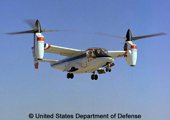 eXperimental, non standard aircraft, basic mission : XV-15 "Tilt Rotor"