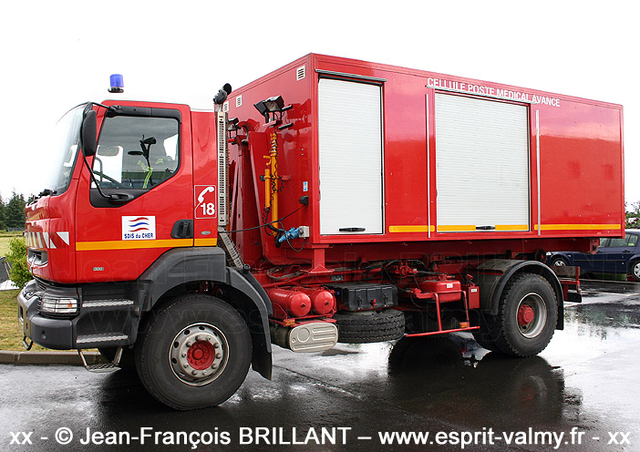 VPCE Renault Kerax, 3866 SX 18 ; SDIS18, Bourges-Danjons