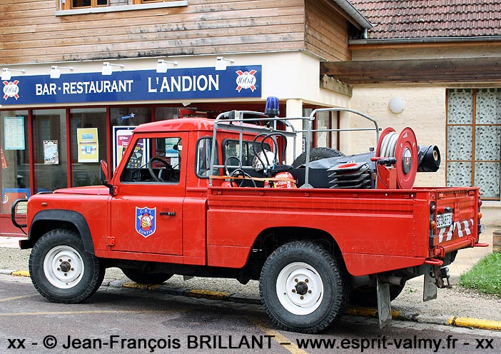 Defender 110 Td5, Véhicule de Première Intervention Hors Route, BC-348-FZ ; CPI Cunfin (10)