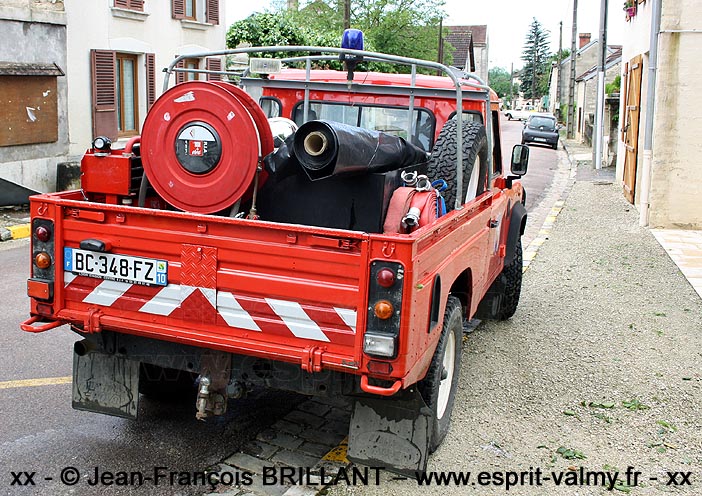 Defender 110 Td5, Véhicule de Première Intervention Hors Route, BC-348-FZ ; CPI Cunfin (10)