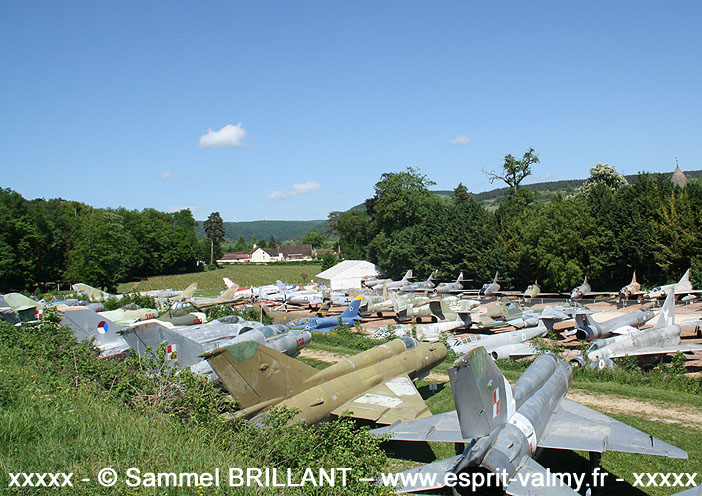 Savigny les Beaune : vue, très partielle, du "parc avions"