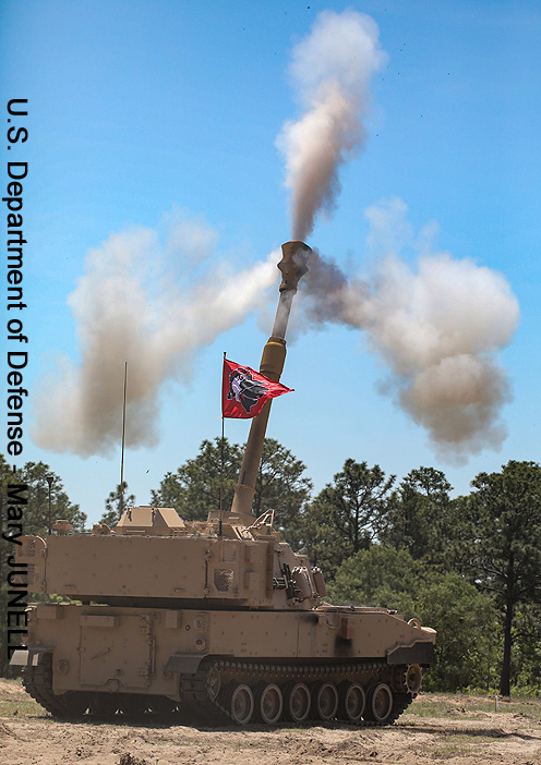 M109A7 "Paladin", 1st “Axehandles” Battalion, 113th Field Artillery Regiment (1-113th FA), North Carolina National Guard ; 2021