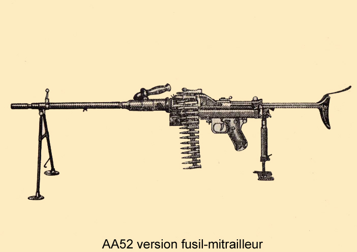 AA52 version fusil-mitrailleur