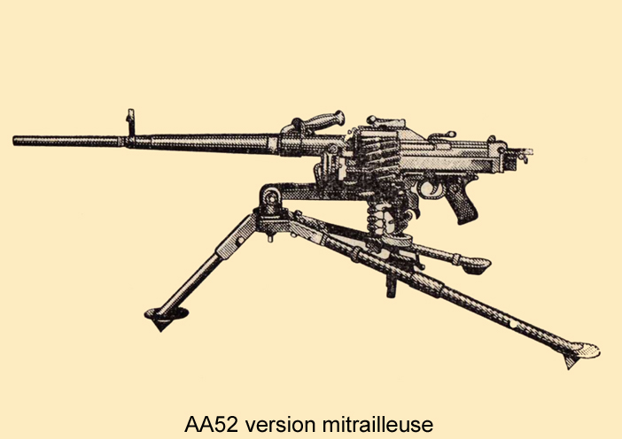 AA52 version mitrailleuse
