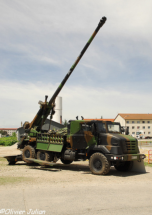 Canon automoteur de 155mm CAESAR, 6081-0366, "Danube 1945", 68e Régiment d'Artillerie d'Afrique ; 2011