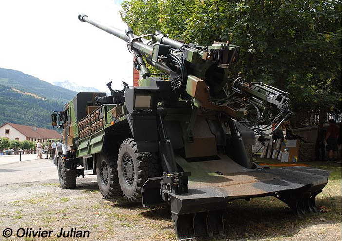 Canon automoteur de 155mm CAESAR, 6093-0008, 93e Régiment d'Artillerie de Montagne ; 2009