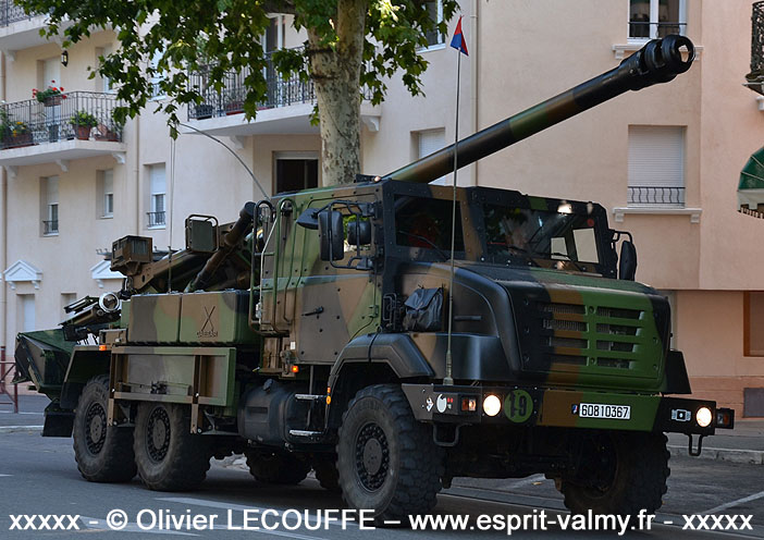 6081-0367 : CAESAR (Camion Equipé d'un Système d'Artillerie), Ecole d'Artillerie ; 2013