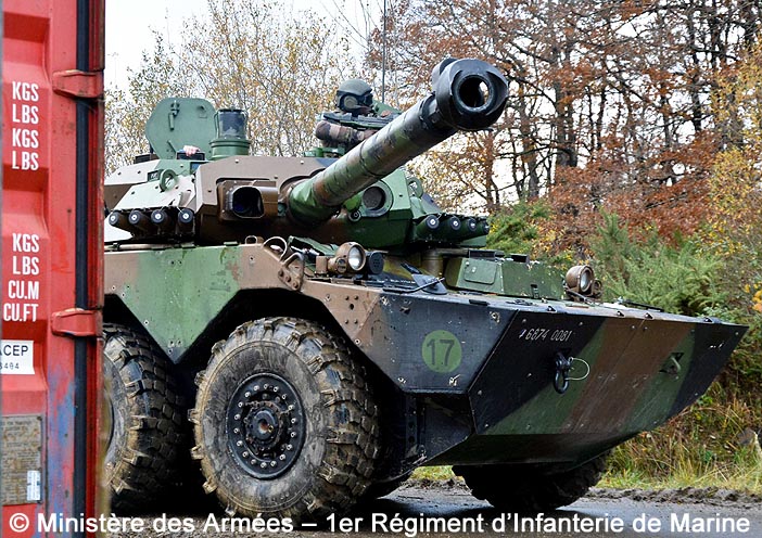 6874-0081 : AMX10 RCR, 1er Régiment d'Infanterie de Marine ; 2019