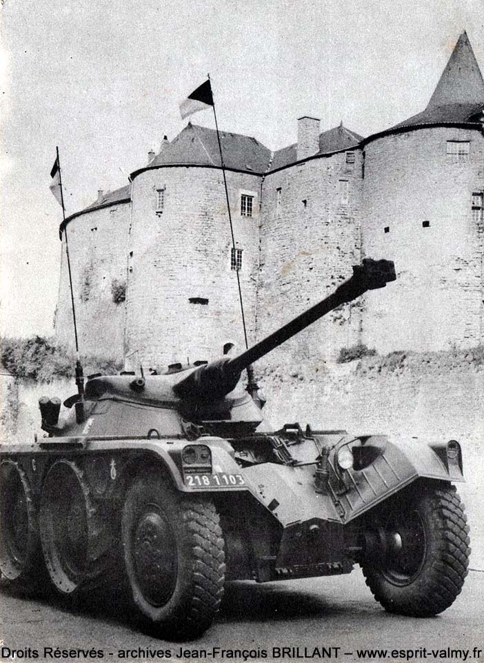 Panhard EBR FL-11, canon de 75 mm SA49, 218-1103, 12e Régiment de Chasseurs
