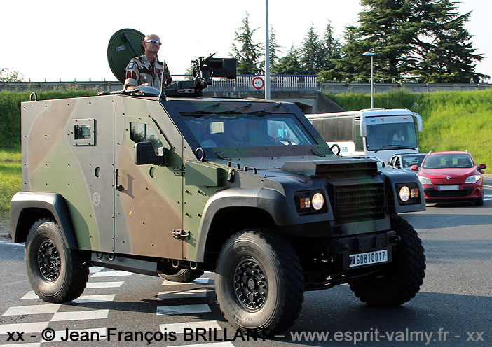 Panhard PVP (Petit Véhicule Protégé) Mk1 "rang", 6081-0017, Batterie de Renseignement de Brigade de la 9e BIMa ; 2013