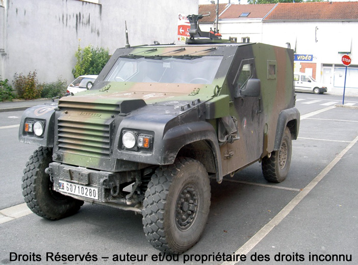 Panhard PVP (Petit Véhicule Protégé) Mk1, version Rang, 6071-0280, unité inconnue ; 2013
