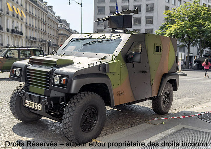 6101-0276 : Panhard PVP (Petit Véhicule Protégé) Mk2 renforcé, version Rang, 13e Bataillon de Chasseurs Alpins ; 2016