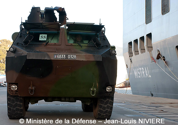 VAB ATLAS DL (Détachement de Liaison), 6833-0328, 3e Régiment d'Artillerie de Marine ; 2012