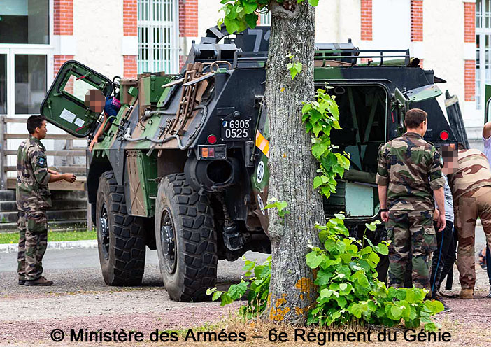 6903-0525 : VAB Génie, 6e Régiment du Génie ; 2019