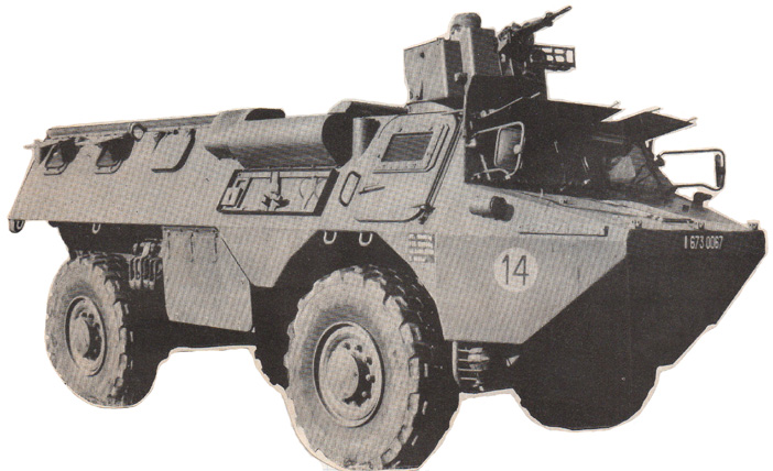 VAB P, fusil-mitrailleur, 673-0067