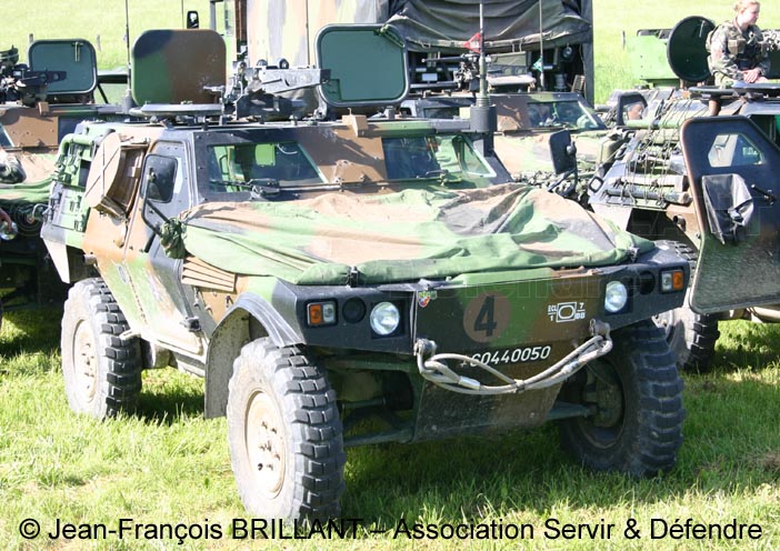 Panhard VB2L (Véhicule Blindé Léger, Long), 6044-0050, Groupe d'Escadrons 1er Chasseurs, 1er-2e Régiment de Chasseurs ; 2005
