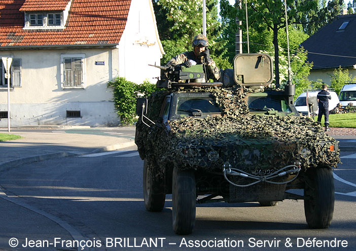 Panhard VB2L (Véhicule Blindé Léger, Long), 6004-0025, Escadron d'Eclairage et d'Investigation de la 7e Brigade Blindée ; 2005