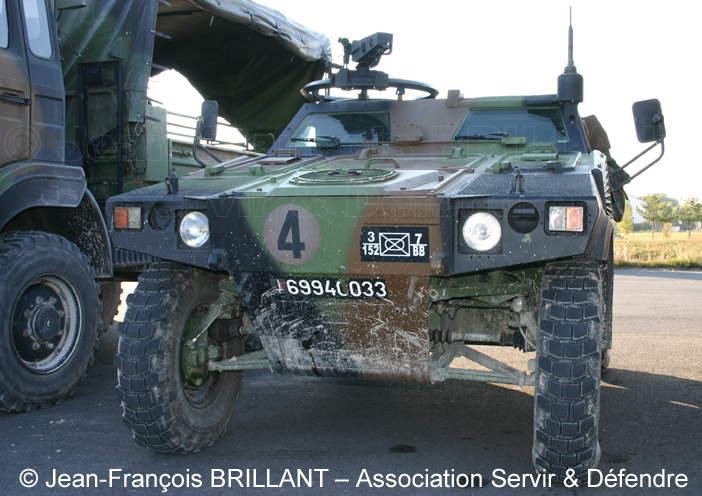 Panhard VB2L (Véhicule Blindé Léger, Long), 6994-0033, 152e Régiment d'Infanterie ; 2005