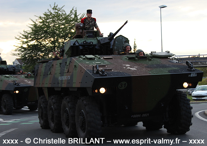 6094-0021 : Nexter / Renault VBCI (Véhicule Blindé de Combat d'Infanterie), VCI (Véhicule de Combat d'Infanterie), 92e Régiment d'Infanterie ; 2012