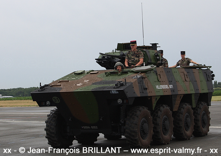 6094-0052 : Nexter / Renault VBCI (Véhicule Blindé de Combat d'Infanterie), VCI (Véhicule de Combat d'Infanterie), "Villersexel 1871", 92e Régiment d'Infanterie ; 2010