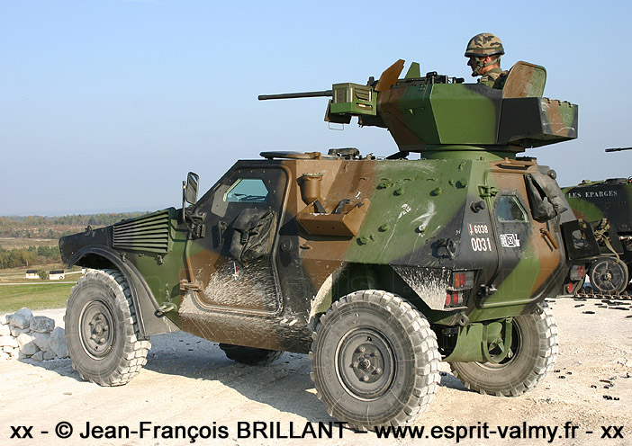 6038-0031 : Panhard VBL 12,7, tourelleau PL127, 152e Régiment d'Infanterie ; 2005