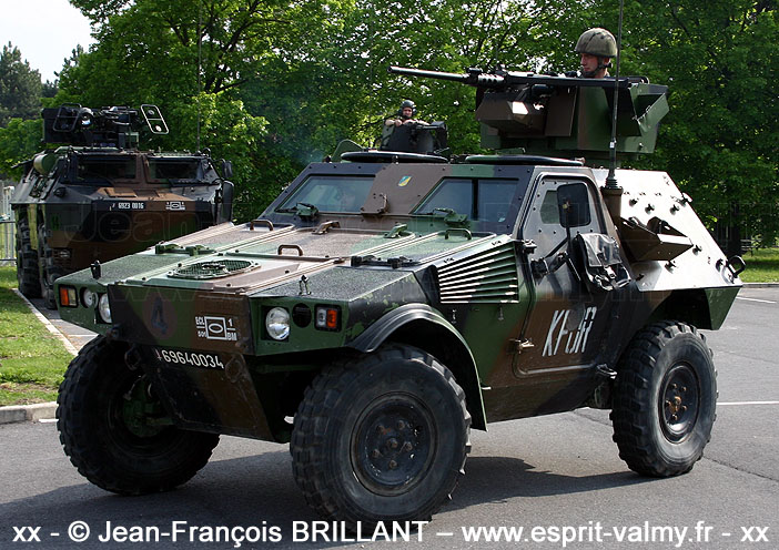 Panhard VBL (Véhicule Blindé Léger) 12,7, tourelleau CTM105, 6964-0034, 501e-503e Régiment de Chars de Combat, Groupe d'Escadrons 501 ; 2006