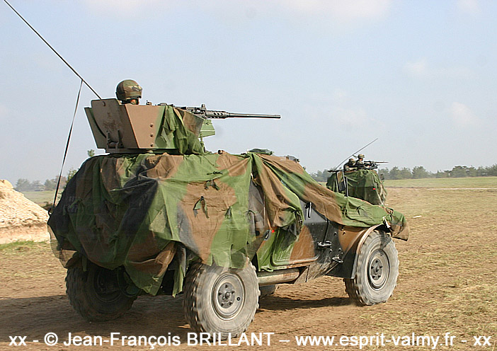 Panhard VBL (Véhicule Blindé Léger) 12,7, tourelleau CTM105, 6924-0227, 1er Régiment d'Infanterie de Marine, Escadron d'Eclairage et d'Investigation de la 9e BLBMa ; 2007