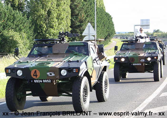 6924-0052 : Panhard VBL, tourelleau PL127, 1er Régiment de Chasseurs ; 2012