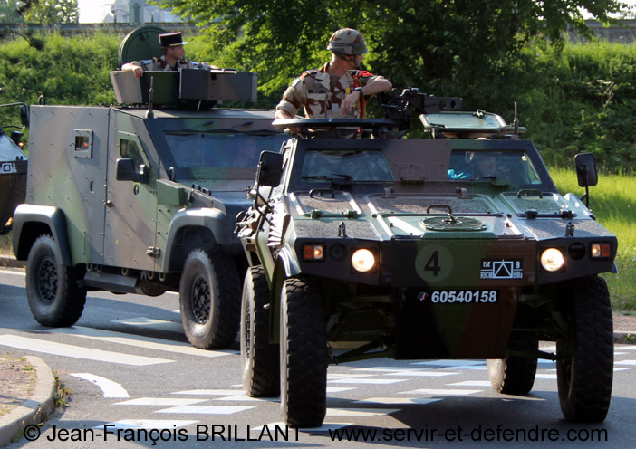 6054-0158 : Panhard VBL (Véhicule Blindé Léger) 7,62, Régiment d'Infanterie-Chars de Marine, Escadron d'Aide à l'Engagement de la 9e BIMa ; 2013