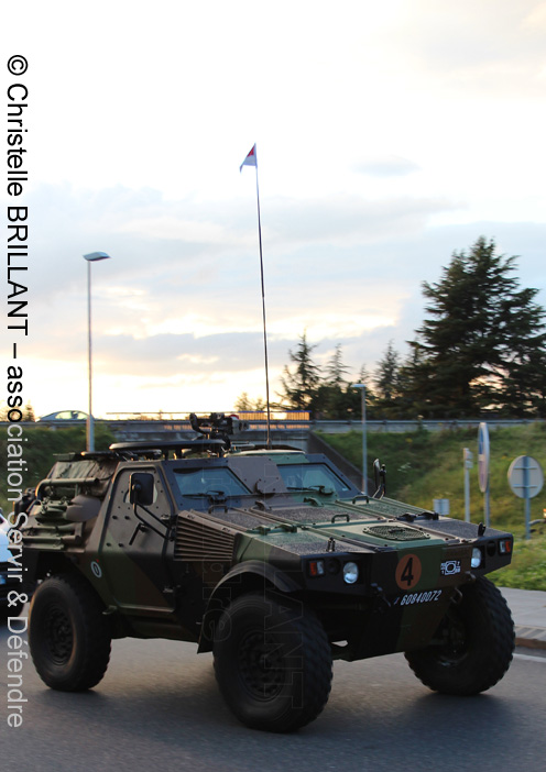 Panhard VBL (Véhicule Blindé Léger), AT4CS, 7,62, 6084-0072, 1er Régiment de Chasseurs ; 2012