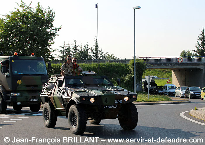 6104-0116 : Panhard VBL (Véhicule Blindé Léger) "Milan", Régiment d'Infanterie-Chars de Marine, Escadron d'Aide à l'Engagement de la 9e BIMa ; 2013
