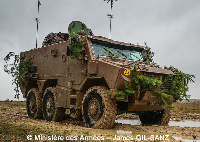 GME-VBMR, Griffon, 6193-0103, 1er Régiment d'Infanterie ; 2021 (Photo James Gil-Sanz ; 1er RI)