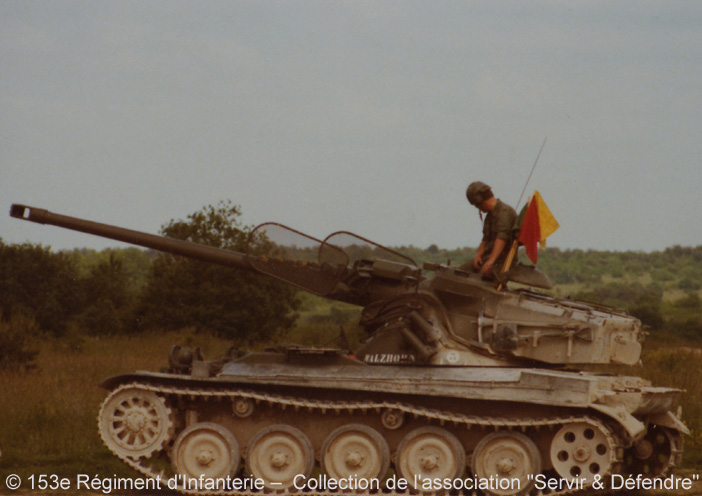 AMX 13-75 SS11 TCM (Télé Commande Manuelle), 153e Régiment d'Infanterie ; date inconnue