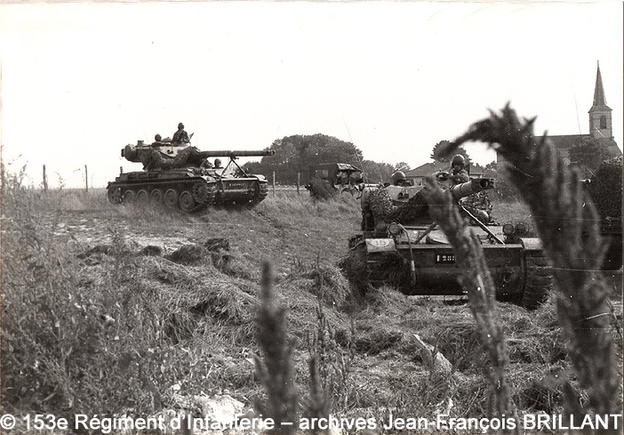 AMX 13-90F1, 153e Régiment d'Infanterie ; 1979