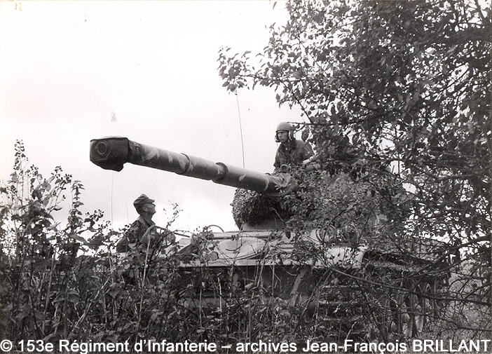 AMX 13-90F1, 268-0552, "Wetting", 153e Régiment d'Infanterie ; 1979