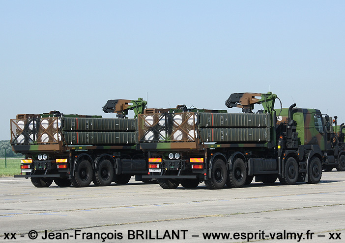 Eurosam SAMP/T "Mamba", Module de Rechargement Terrestre, Renault Kerax 460.32 dXi, 8x4, Escadron de Défense Sol-Air 12.950 "Tursan" ; 2013