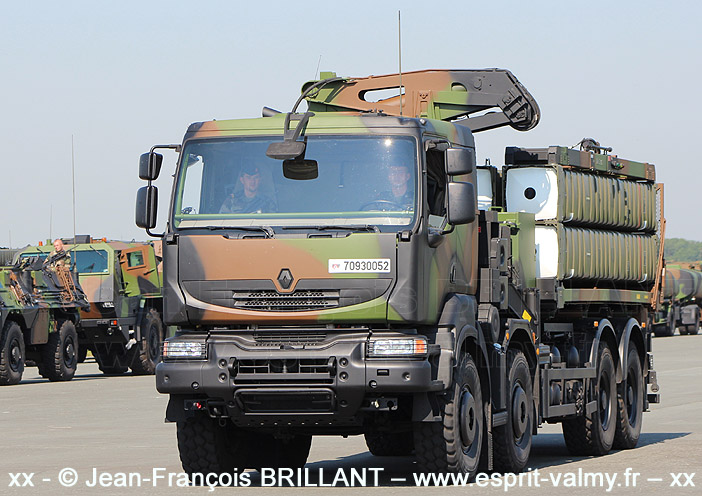 Eurosam SAMP/T "Mamba", Module de Rechargement Terrestre, Renault Kerax 460.32 dXi, 8x4, 7093-0052, Escadron de Défense Sol-Air 12.950 "Tursan" ; 2013
