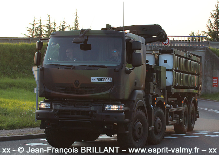 Eurosam SAMP/T "Mamba", Module de Rechargement Terrestre, Renault Kerax 460.32 dXi, 8x4, 7093-0051, Escadron de Défense Sol-Air 12.950 "Tursan" ; 2013