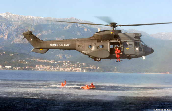 AS 332C "Super Puma", n°2014, PN ; Escadron d'Hélicoptères 01.044 "Solenzara"
