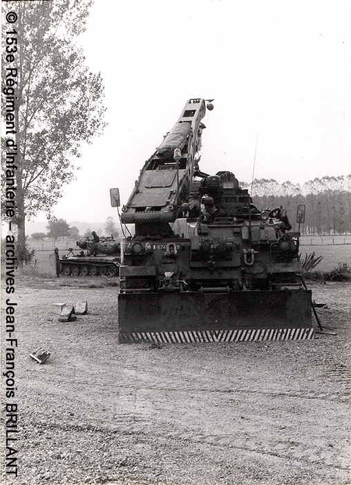 AMX 30D, 674-xxxx, 2e Régiment de Dragons ; 1979