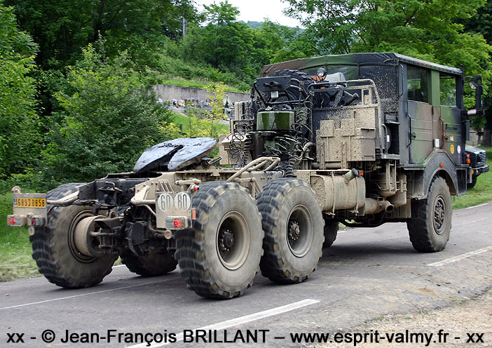 Renault TRM 10.000 TSR PFM (Tracteur de Semi-Remorque pour Pont Flottant Motorisé), 6893-0658, 1er Régiment du Génie ; 2007