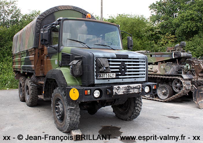 6013-0421 : Renault GBC180 "Lot7", caisse Heuliez, 92e Régiment d'Infanterie ; 2010