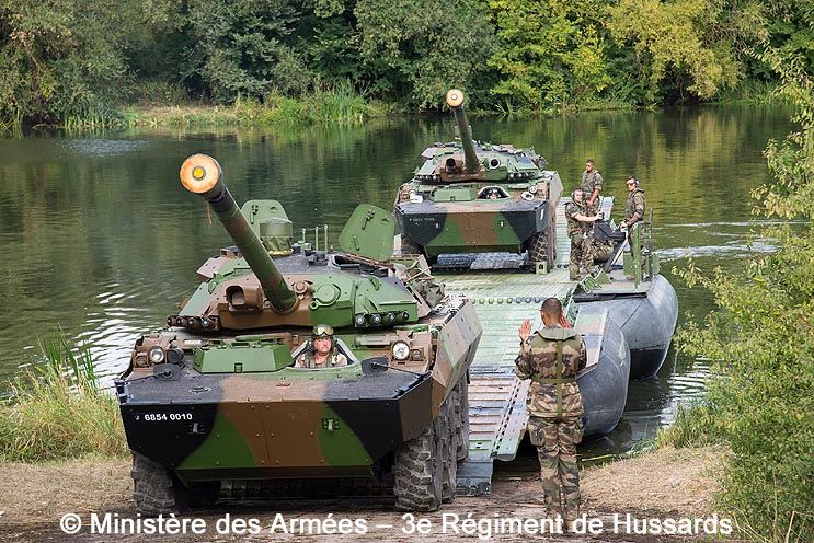EFA (Engin de Franchissement de l'Avant), 6983-0071, 19e Régiment du Génie, AMX 10RCR, 3e Régiment de Hussards ; 2019
