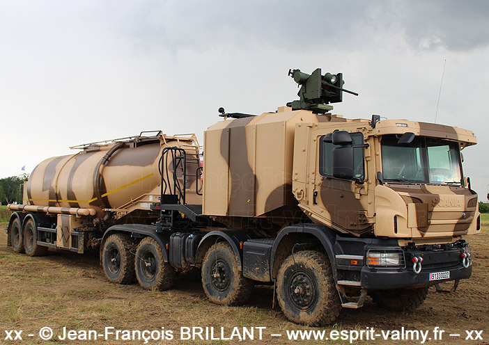 9133-0022 : Scania P440 8x6, CARAPACE, Base Pétrolière Inter-Armées ; 2016