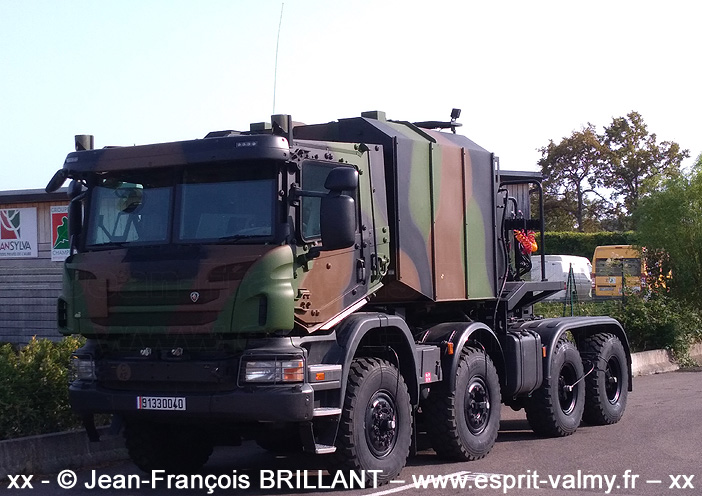 9133-0040 : Scania P440 8x4, CARAPACE, Base Pétrolière Inter-Armées ; 2020