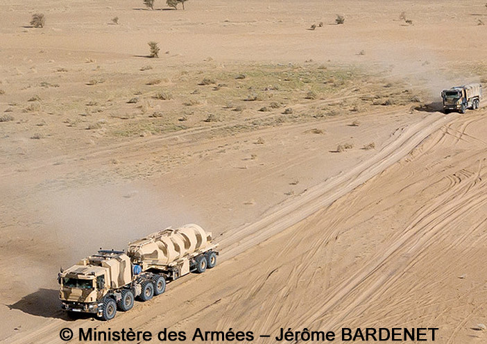 Scania P440 8x6, CARAPACE, Base Pétrolière Inter-Armées, Barkhane ; 2018